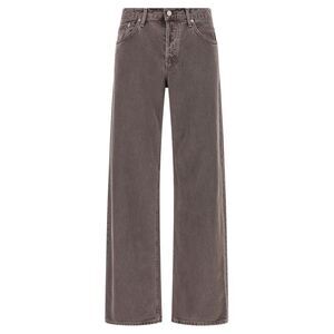 Agolde Purple Cotton Relaxed Fit Women's Jeans